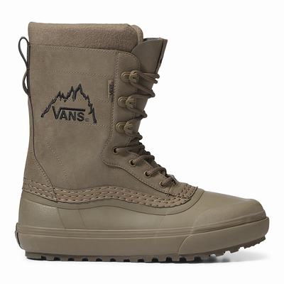 Men's Vans Vault By Vans x WTAPS Standard Snow MTE Snow Boots Brown | USA01527