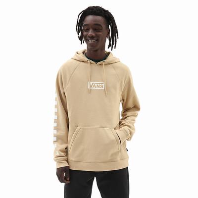 Men's Vans Versa Standard Hoodie Beige | USA34860