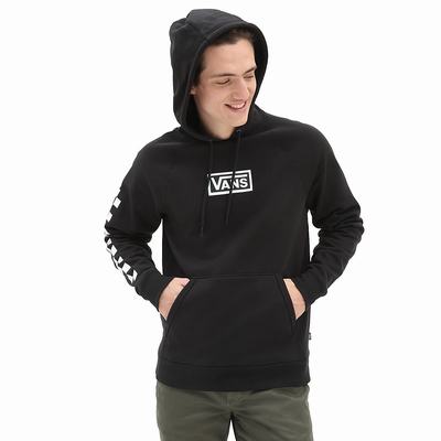 Men's Vans Versa Standard Hoodie Black | USA56493