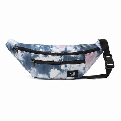 Men's Vans Ward Cross Body Pack Bags Blue / White | USA34208