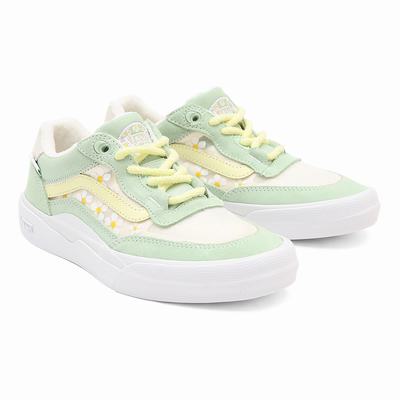 Men's Vans Wayvee Sneakers Green | USA85321