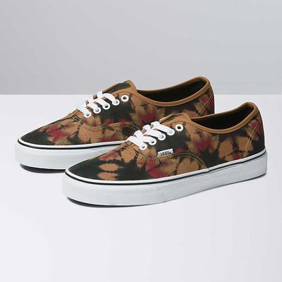 Men's Vans Woodland Wash Authentic Sneakers Brown / White | USA08174