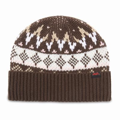 Men's Vans X Justin Henry Beanie Brown | USA42586