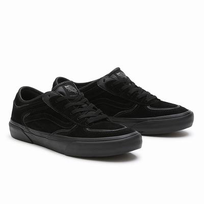 Men's Vans X Motorhead Rowley Sneakers Black | USA73214