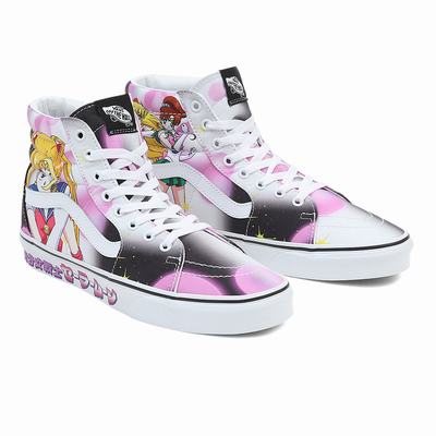 Men's Vans X Pretty Guardian Sailor Moon Sk8-Hi Sneakers Multicolor | USA13047