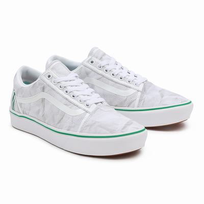 Men's Vans x Crayola ComfyCush Old Skool Sneakers White | USA89012