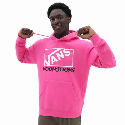 Men's Vans x Noon Goons Volume Logo Hoodie Pink | USA75609