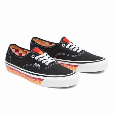 Men's Vans x Our Legends (Mongoose) Authentic 44 DX Sneakers Black / Orange | USA67983