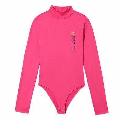 Women's Vans 66 Supply Long Sleeve Bodysuit Pink | USA18637