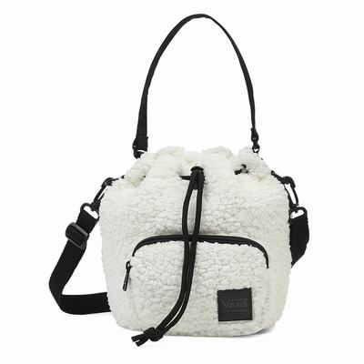 Women's Vans All Around Bucket Bags White | USA38247