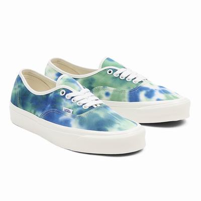 Women's Vans Anaheim Factory Authentic 44 DX Sneakers Blue / Green | USA37946