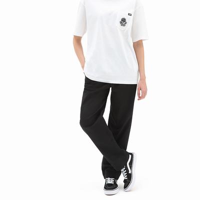 Women's Vans Armanto Skate Chino Pants Black | USA45762