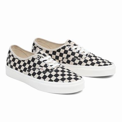 Women's Vans Authentic Sneakers Black / White | USA27135