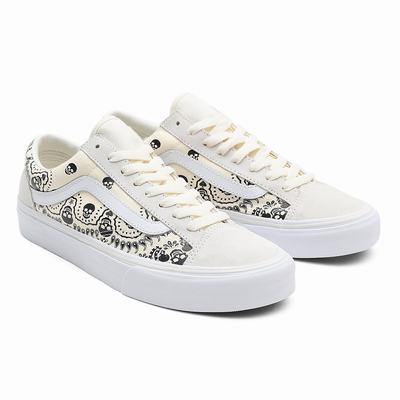 Women's Vans Bandana Style 36 Sneakers White | USA12756