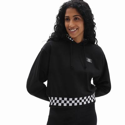 Women's Vans Boom Boom 66 Hoodie Black | USA85037