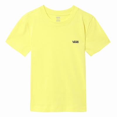 Women's Vans Boxy T Shirts Yellow | USA83957