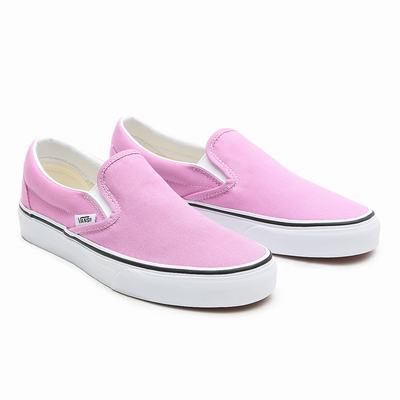 Women's Vans Classic Slip On Shoes Pink | USA74028