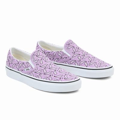 Women's Vans Classic Slip On Shoes Pink | USA82954