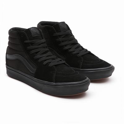 Women's Vans Comfycush Sk8-Hi Sneakers Black | USA42315