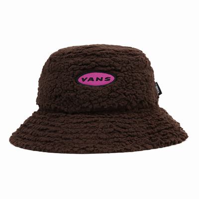 Women's Vans Curren X Knost Bucket Hats Brown | USA59624