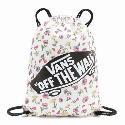 Women's Vans Drawstring Bags Multicolor / White | USA32846