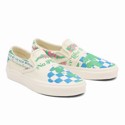 Women's Vans Eco Theory Classic Slip On Shoes Multicolor | USA37850