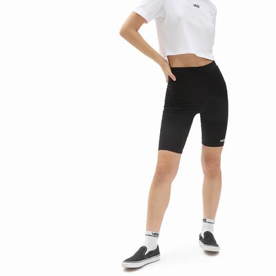 Women's Vans Flying V Legging Shorts Black | USA64328