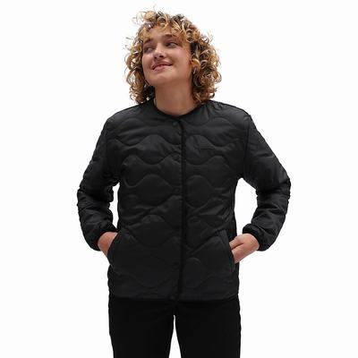 Women's Vans Forces II Jackets Black | USA43781