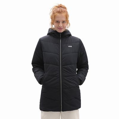 Women's Vans Foundry Long MTE Jackets Black | USA48376