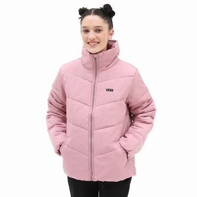 Women's Vans Foundry Puff MTE Jackets Pink | USA73591