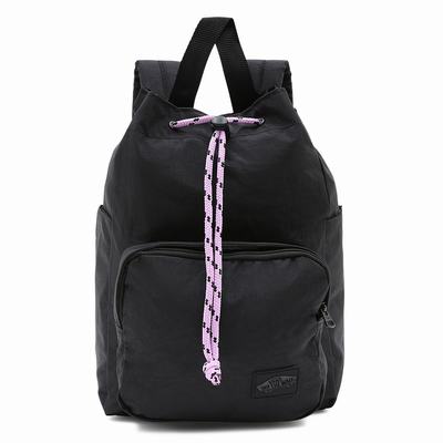 Women's Vans Going Places Backpacks Black | USA96758