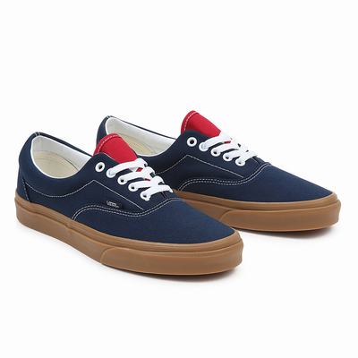 Women's Vans Gum Era Sneakers Blue | USA53480