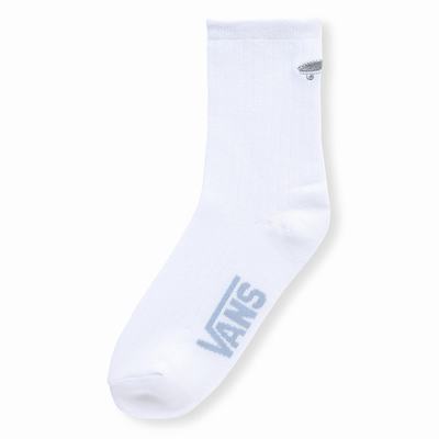 Women's Vans Kickin It Crew (1 pair) Socks White | USA67589