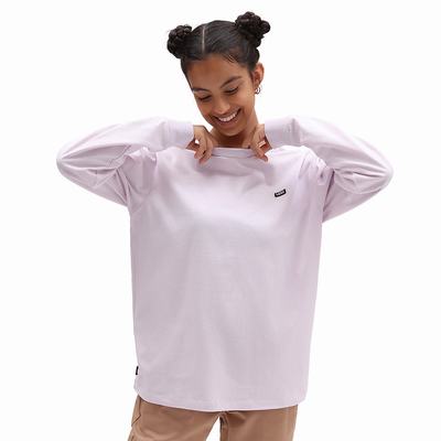 Women's Vans Long Sleeve OTW T Shirts Pink | USA70852