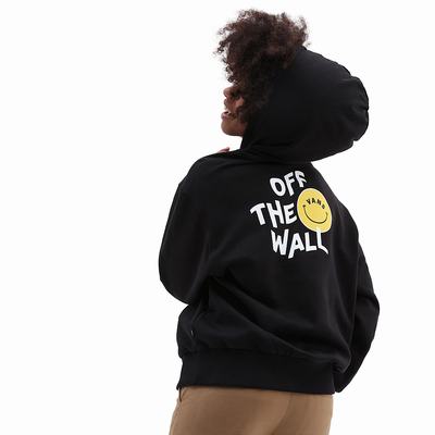 Women's Vans Mar Mar Hoodie Black | USA92180