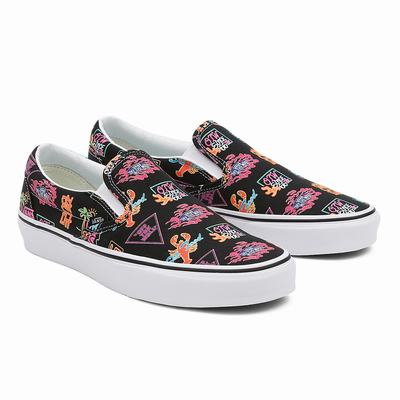 Women's Vans Market Classic Slip On Shoes Black | USA48675