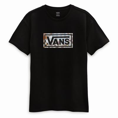 Women's Vans Meadow T Shirts Black | USA47315