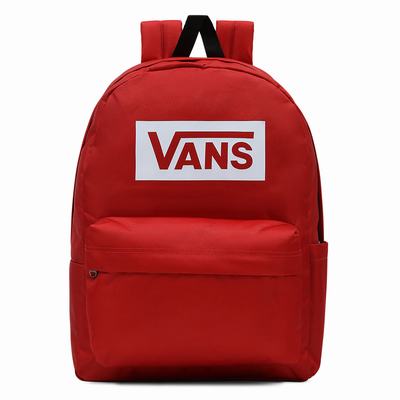 Women's Vans Old Skool Boxed Backpacks Red | USA94873