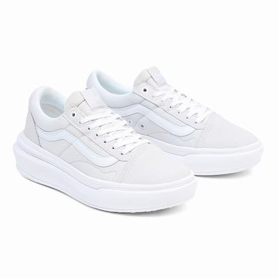 Women's Vans Old Skool Overt CC Sneakers White | USA16502