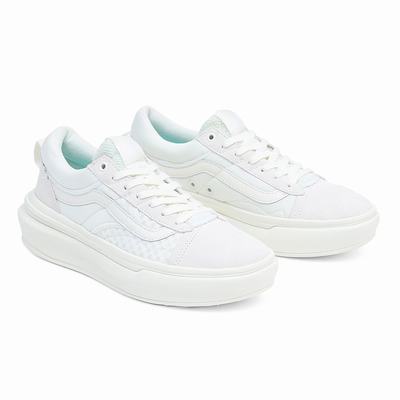 Women's Vans Old Skool Overt Plus CC Sneakers White | USA14937