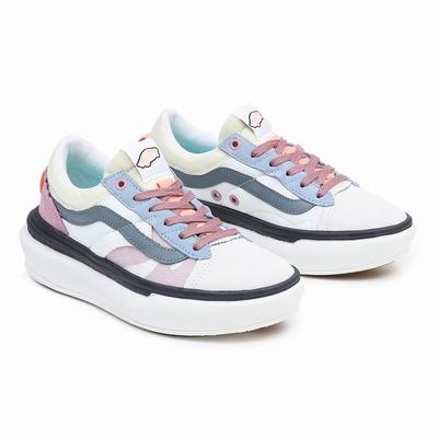 Women's Vans Old Skool Overt Plus CC Sneakers White | USA34862