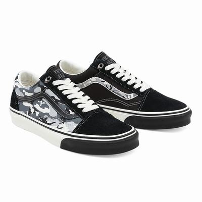 Women's Vans Old Skool Sneakers Black | USA61784