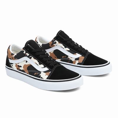 Women's Vans Old Skool Sneakers Black | USA87259