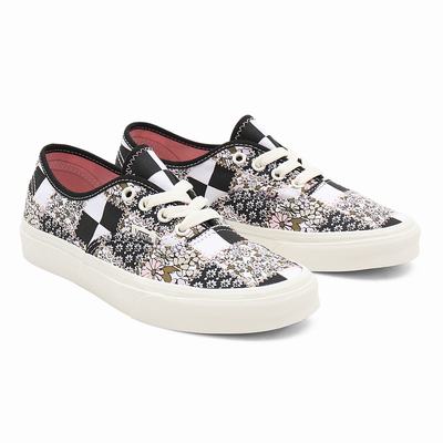 Women's Vans Patchwork Floral Authentic Sneakers Multicolor | USA19475