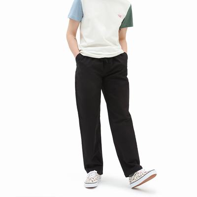 Women's Vans Range Relaxed Pants Black | USA62804