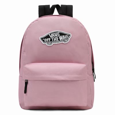 Women's Vans Realm Backpacks Pink | USA57012