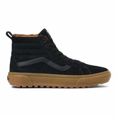 Women's Vans Sk8-Hi MTE-1 Sneakers Black | USA82146