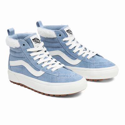 Women's Vans Sk8-Hi MTE-1 Sneakers Blue | USA25037