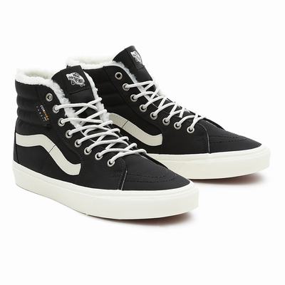 Women's Vans Sk8-Hi Sneakers Black | USA05418