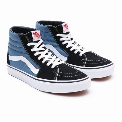 Women's Vans Sk8-Hi Sneakers Blue | USA91540